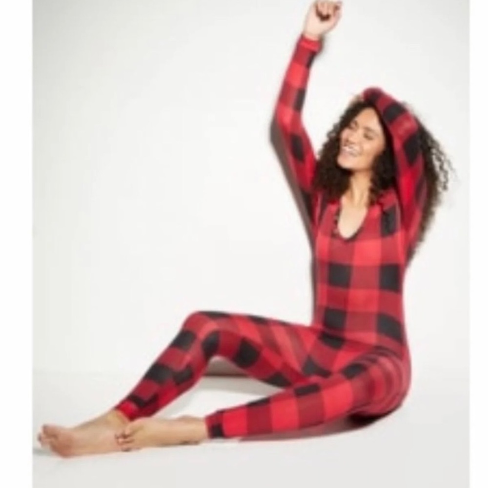 New Red Buffalo Plaid Print Super Soft Onesie